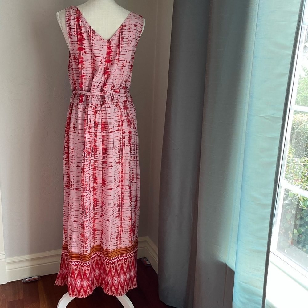 beachlunchlounge Tie Dye Maxi Summer Dress Size: M